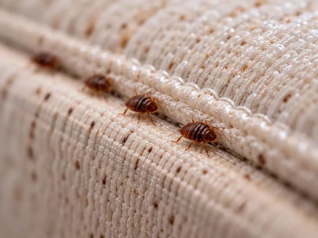 Bed Bug Treatment South Bend professional inspecting mattress